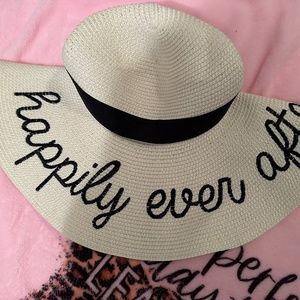 "Happily Ever After" beach hat!